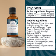 7th Manna Cooling Drops menthol camphor image highlights refreshing cooling relief
