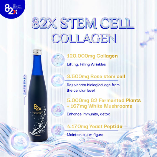 82X Stem Cell Collagen pour into glass, easy daily intake
