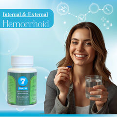 Eco-friendly packaging for 861 Herbs 7 Days Hemorrhoid Supplement.