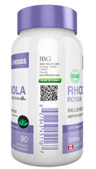 88herbs Rhodiola Rosea bottle pour demonstrates convenient daily dosage
