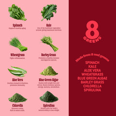 Gummies with fresh apples and greens hint at natural flavor and vitality.
