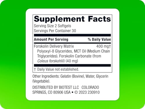 Biotest Carbolin 19 capsules close-up showing easy dosing