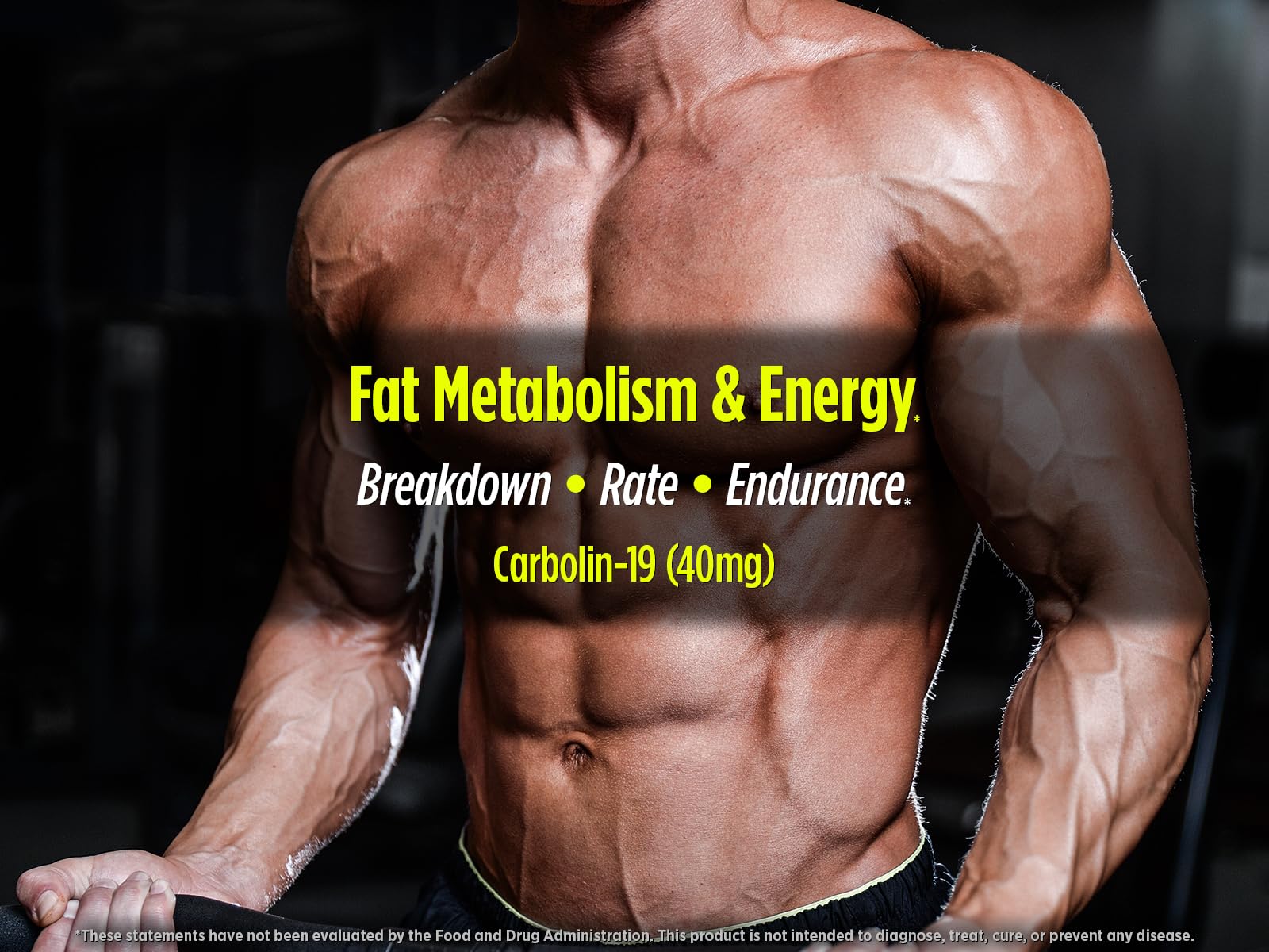 Biotest Carbolin 19 pills lined up for lean progress