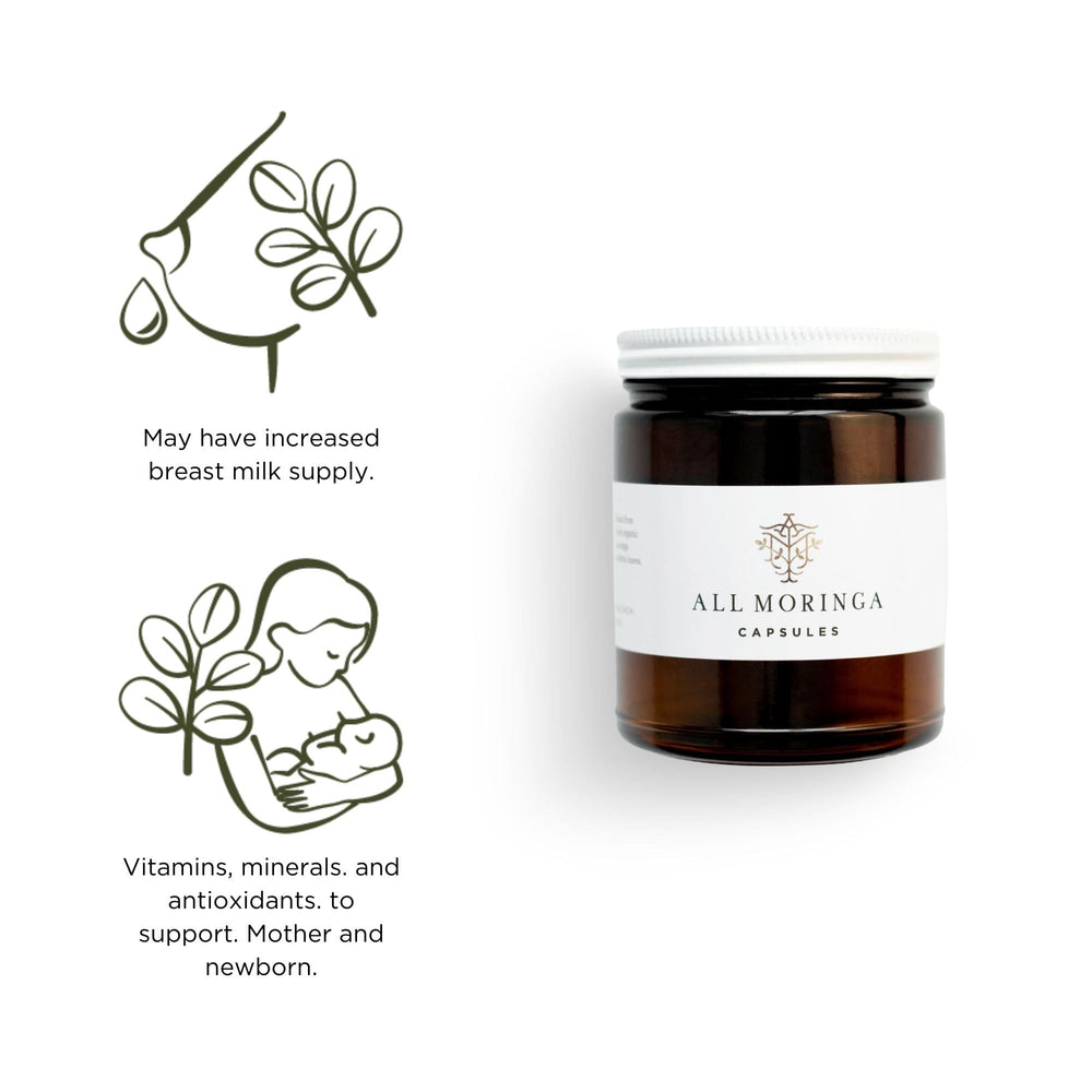 A M Premium Moringa spoon and powder for quick boosts.