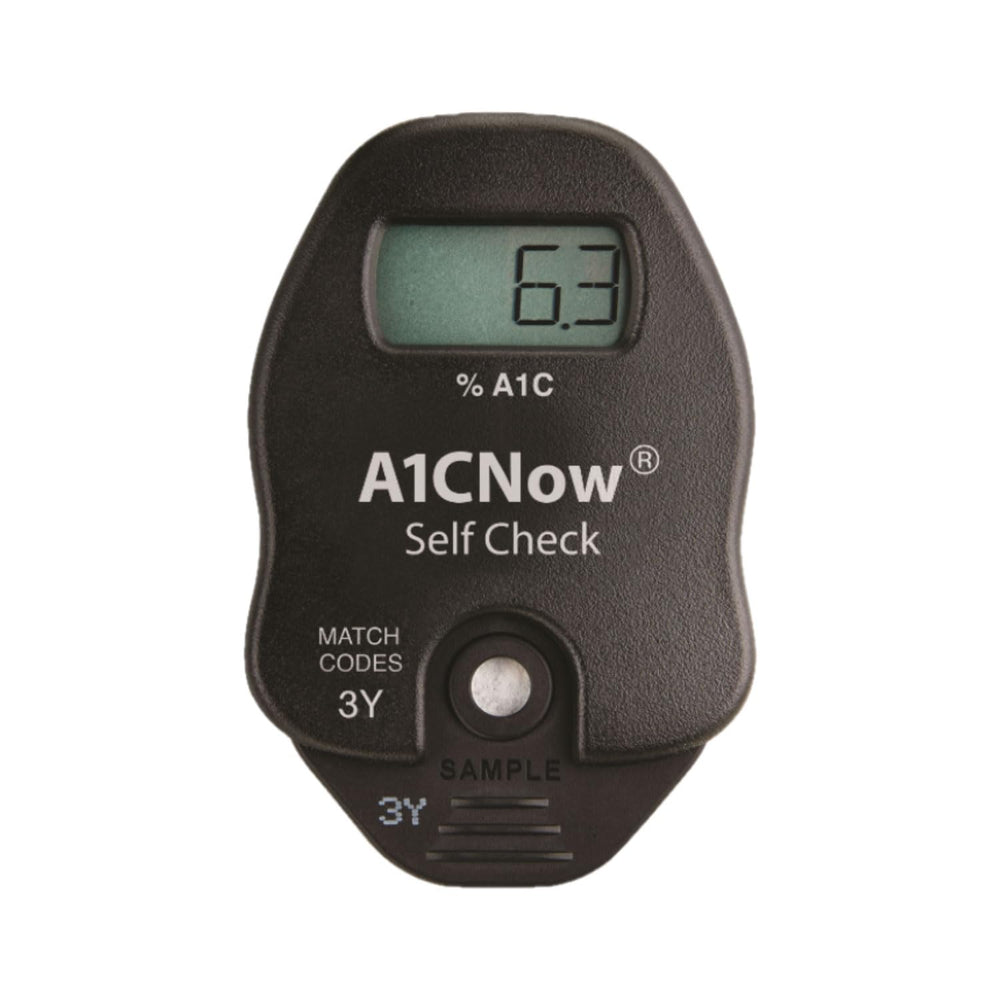 A1CNow SelfCheck test cartridges laid out for multiple home uses