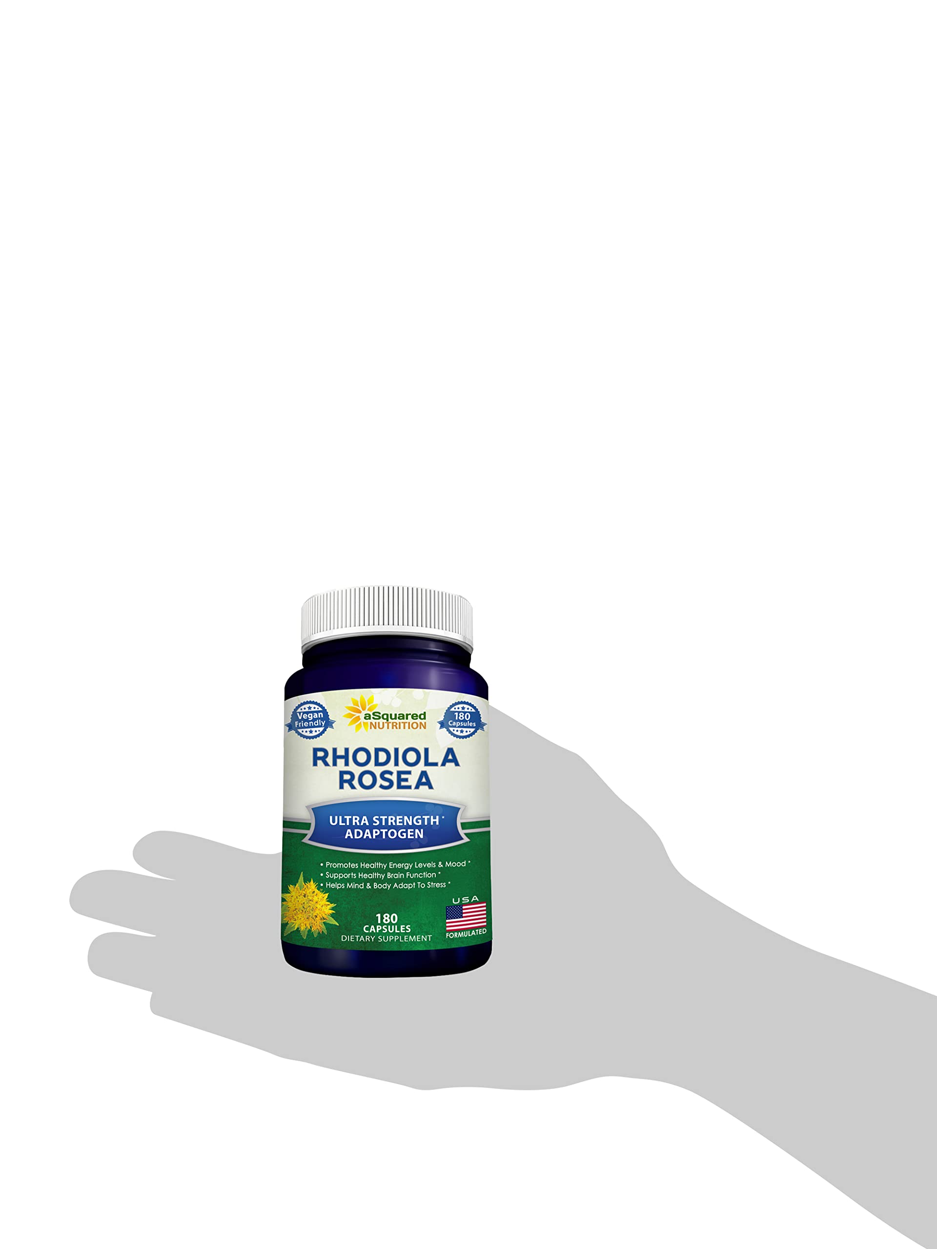 Packaging design highlighting Arctic root origin and premium formula.