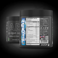 ABE All Black Everything athlete in training enjoying a pre-workout boost