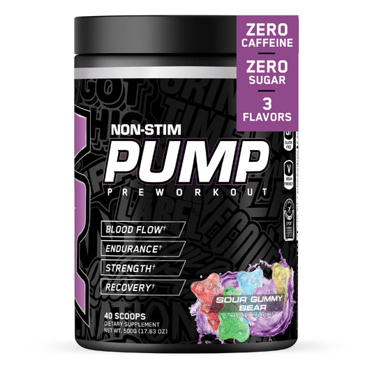 ABE All Black Everything Non Stim Pre-Workout bottle close-up for caffeine-free focus during workouts.