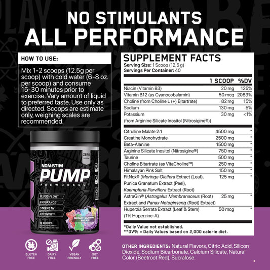 ABE All Black Everything label close-up showing creatine and citrulline blend for pumps.
