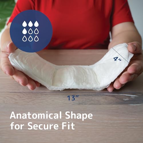 Abena San Premium Pad with side leak guards helps keep fluid inside.