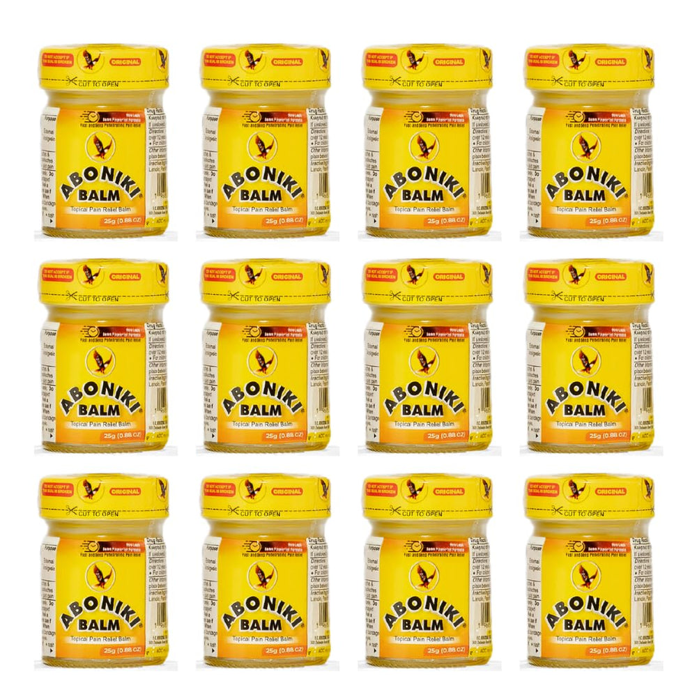 Aboniki pain relief balm menthol jar for fast joint and muscle comfort.