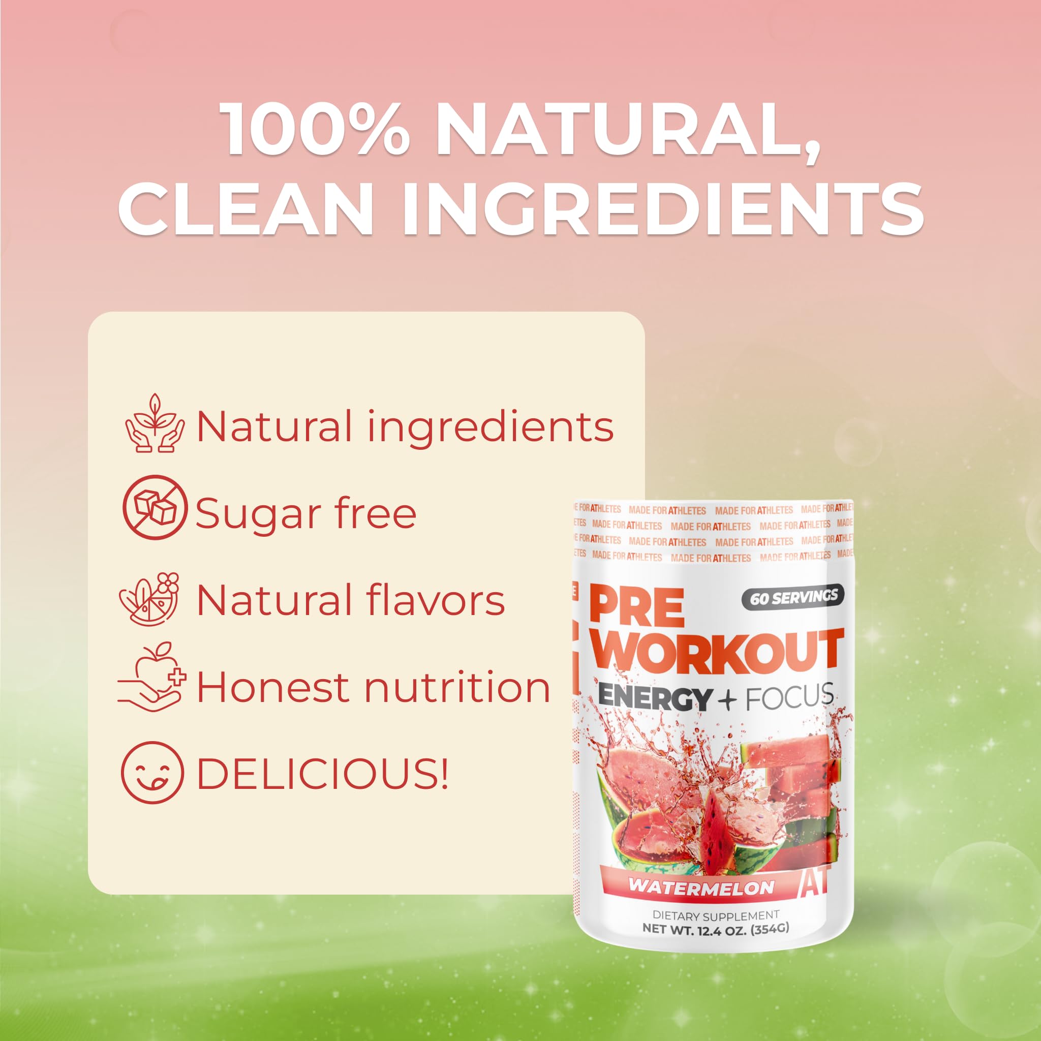 About Time ingredients natural flavors image emphasizes clean formula