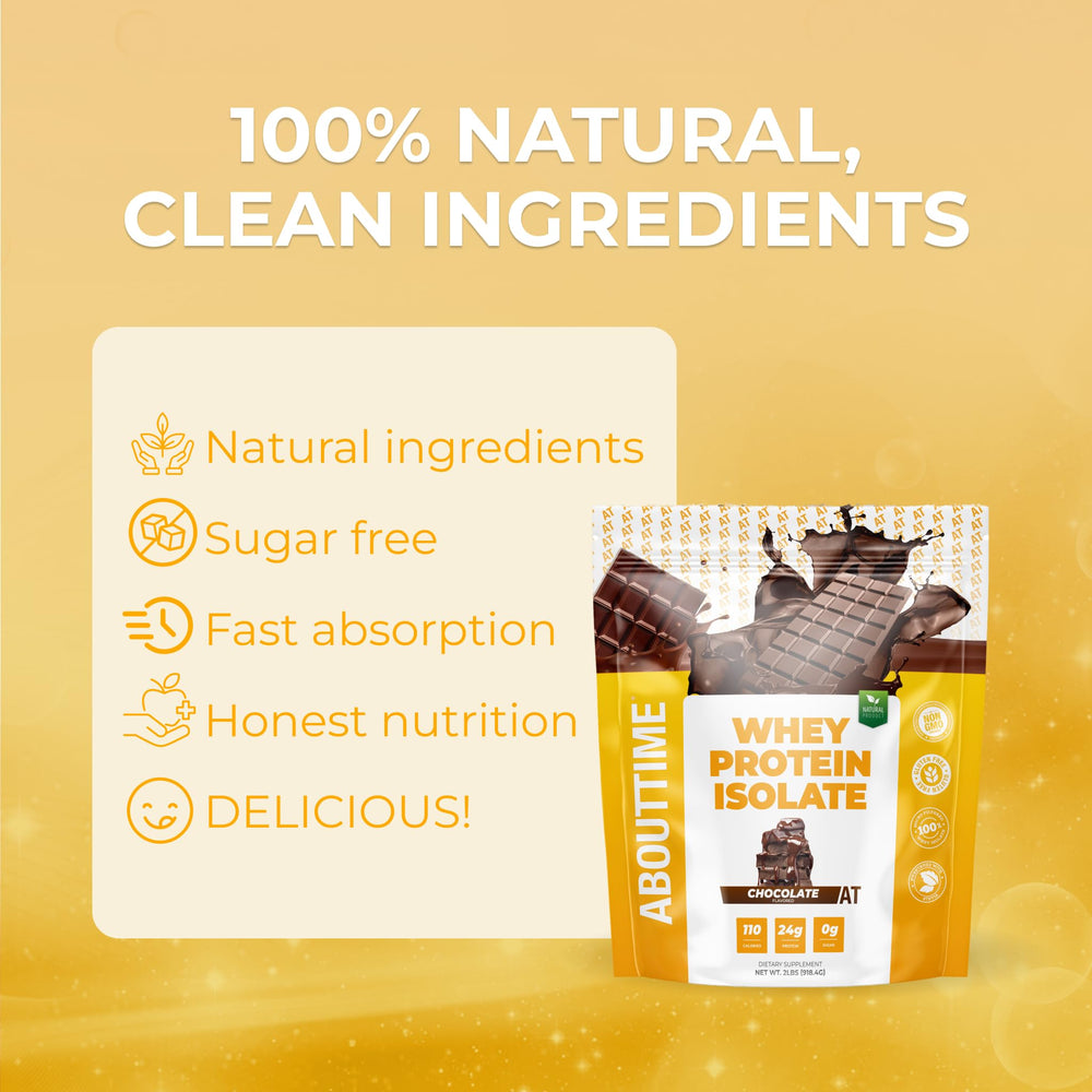 Nutrition panel notes 24g protein per serving and 100 calories