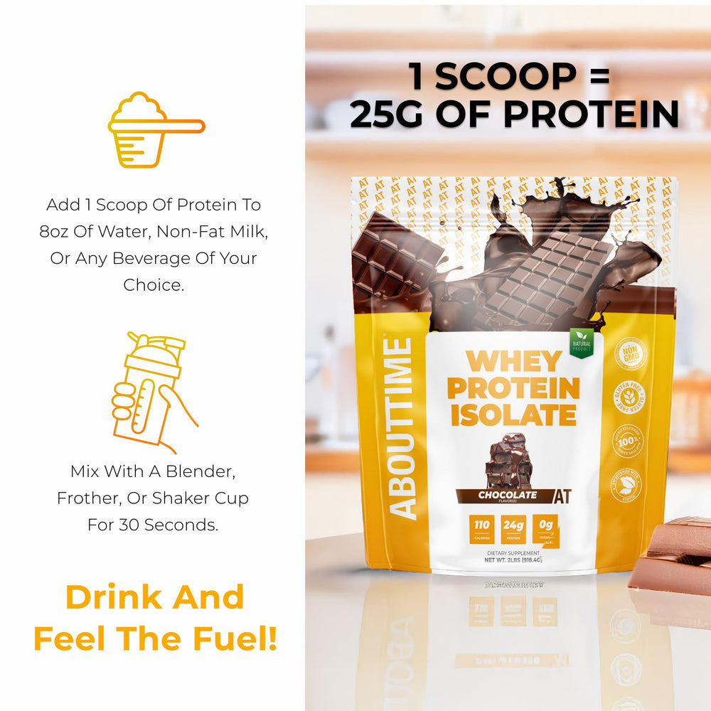 Close up on natural flavors and stevia in About Time formula
