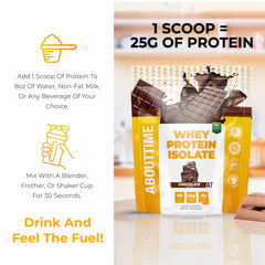 Close up on natural flavors and stevia in About Time formula