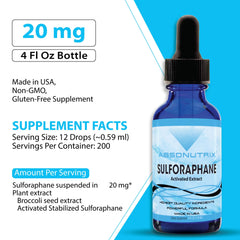 USA-made Absonutrix sulforaphane product label
