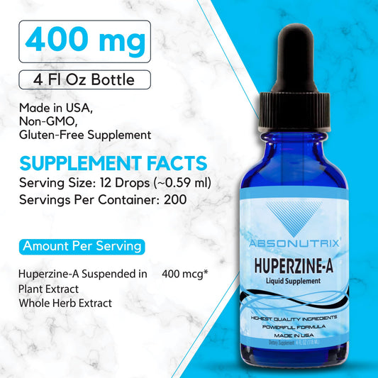 Absonutrix Huperzine-A dosage syringe for precise daily dosing.