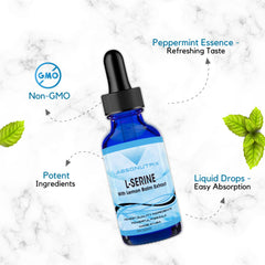 Absonutrix L-Serine Complex bottle portable for travel.
