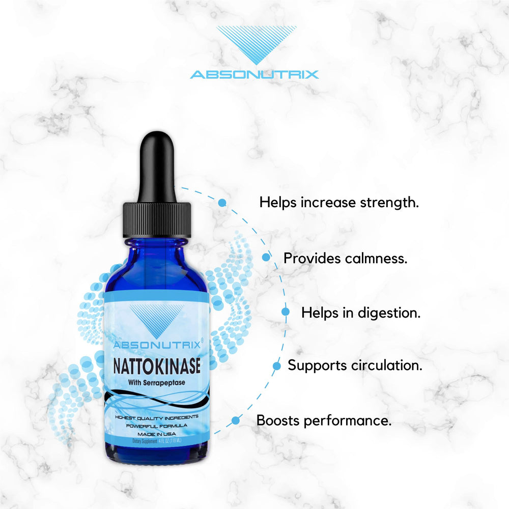 Absonutrix bottle shows gluten-free and non-GMO seals.