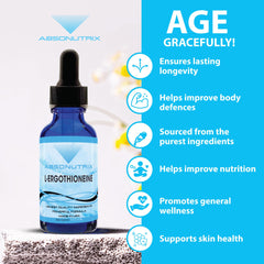 Absonutrix oyster mushroom extract visual emphasizing natural ingredients.