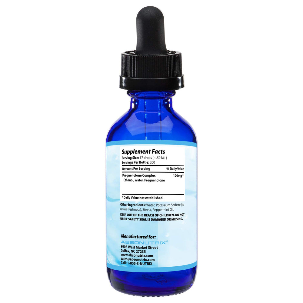 Absonutrix pregnenolone dropper measuring a precise dose