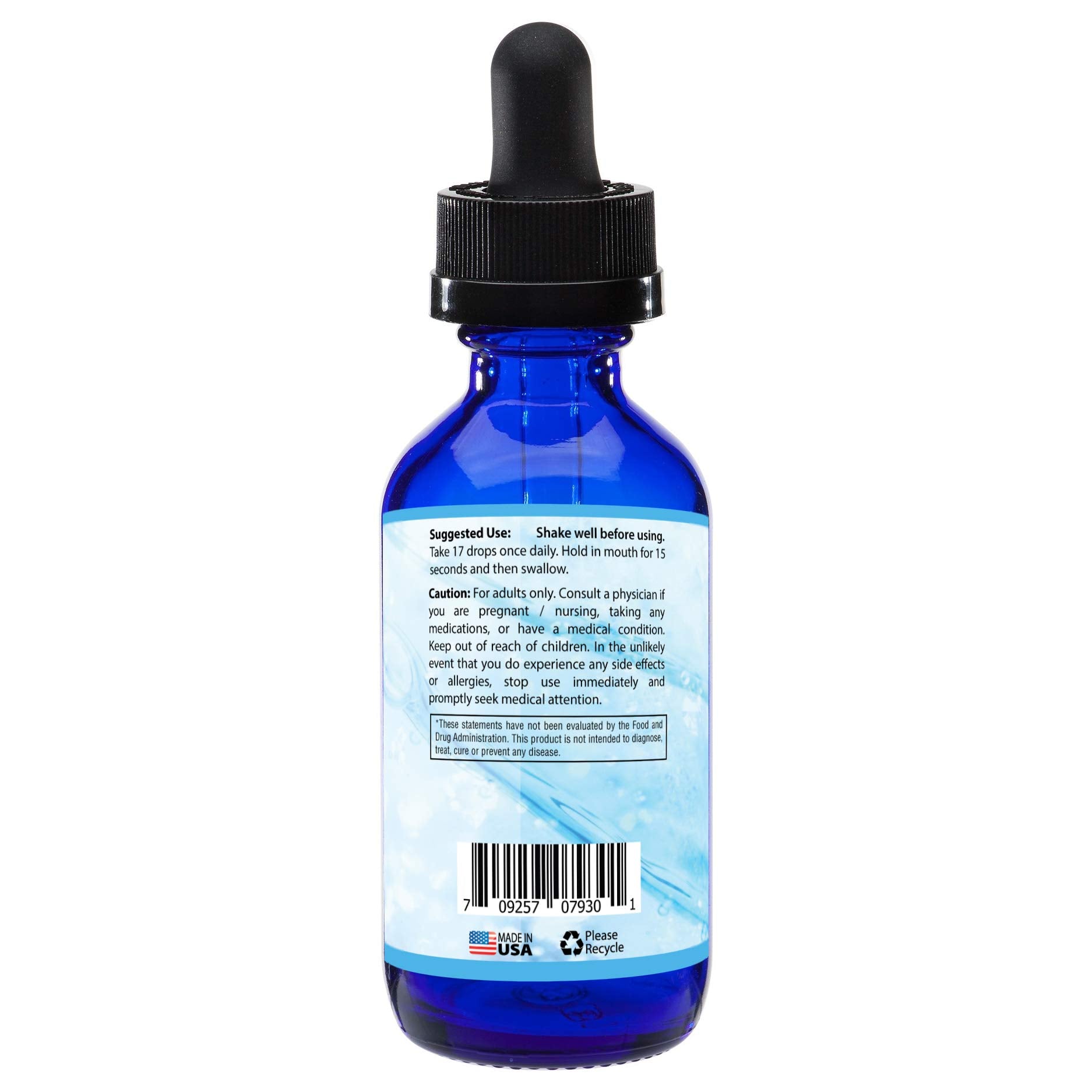 Absonutrix pregnenolone drops being poured into a glass for quick absorption