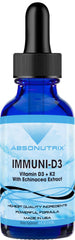 Absonutrix Vitamin D3 K2 Drops bottle front for quick absorption