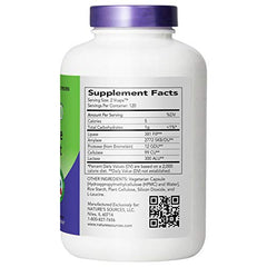 AbsorbAid capsules close-up showing plant-based formula for digestion support.