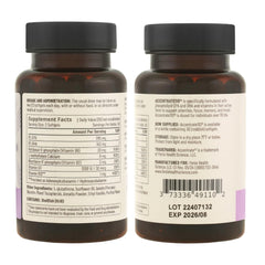 Accentrate110 nutrition-label view emphasizes convenient daily dose.