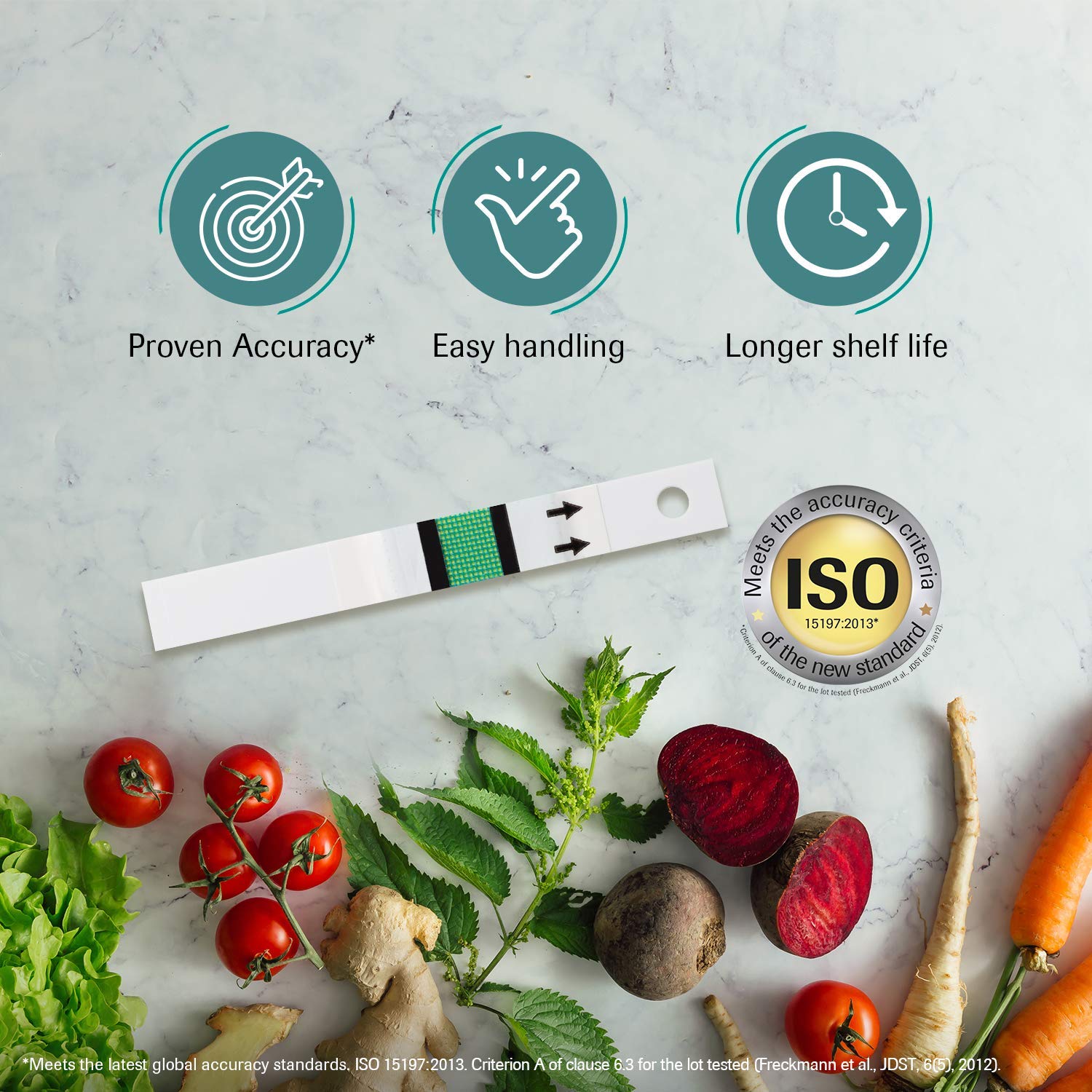 Accu-Chek Active meter compatibility demonstrates seamless testing flow.