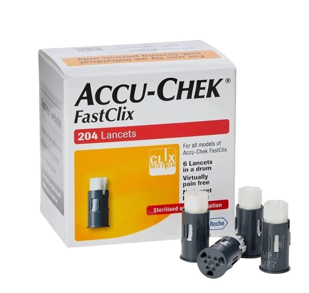 ACCU-CHEK FastClix lancets front view for precise sampling with minimal resistance.
