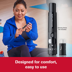 Accu-Chek lancets with adjustable 11-depth settings for customized testing