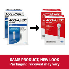 Ultra-small needles ease blood sampling with the Accu-Chek Softclix system.