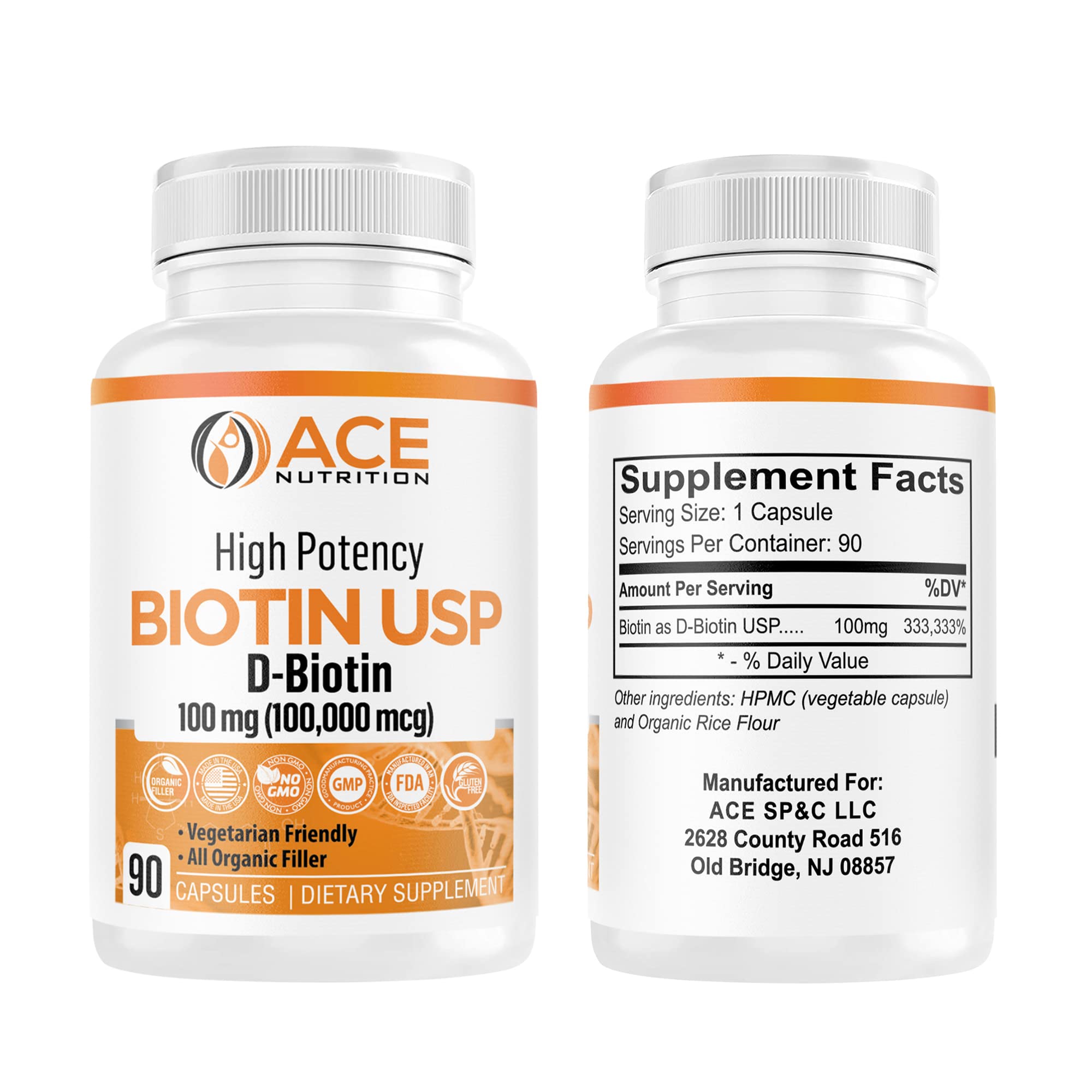 ACE NUTRITION Biotin beauty promise shot, potential skin and shine benefits