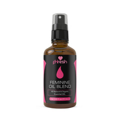 ACE NUTRITION pHresh feminine spray bottle for on-the-go freshness and balanced intimate hygiene.