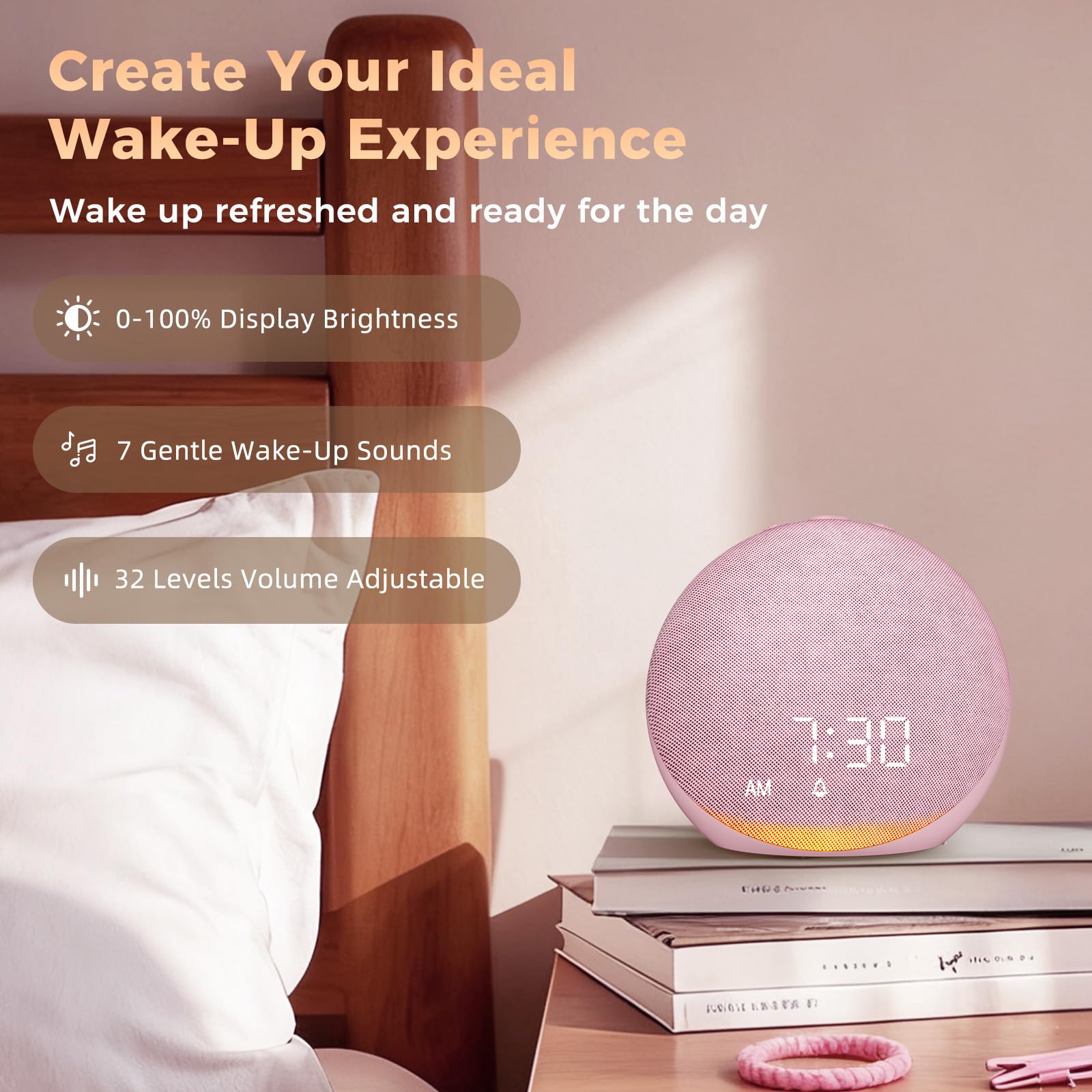 Acedeck Dimmable display showing adjustable brightness for dark rooms