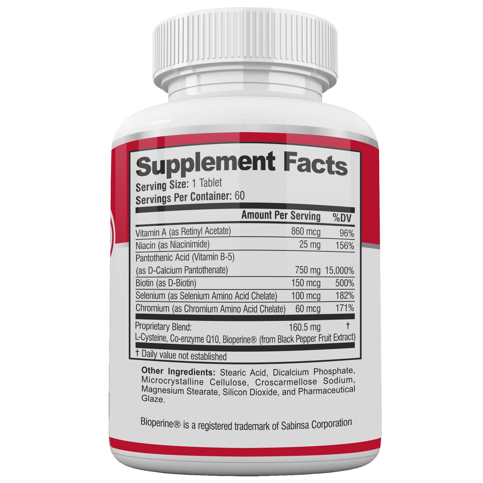 Acnetame daily dosage tablet held in hand indicating simple, repeatable regimen.