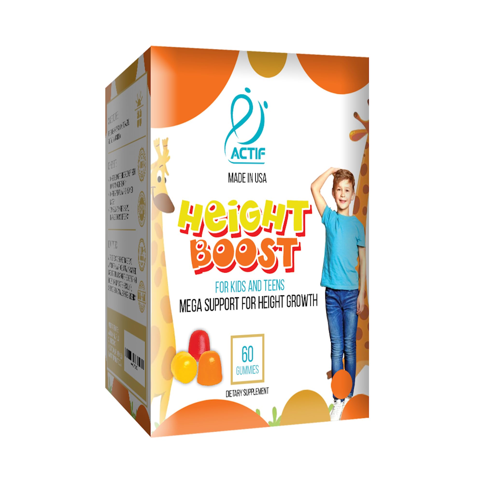 ACTIF Height Boost daily routine scene with teens taking gummies
