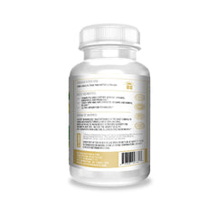 ACTIF capsules close-up emphasizes organic formula and non-GMO quality for seniors.
