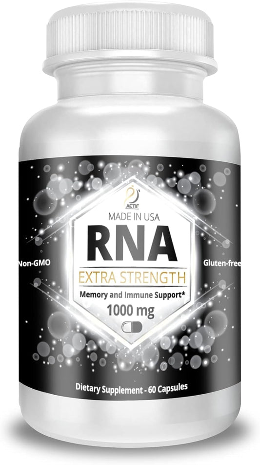 ACTIF RNA extra strength bottle shown for daily immune and energy support