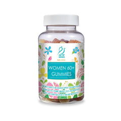 ACTIF Women 60+ gummies bottle for daily wellness with 90-count supply.