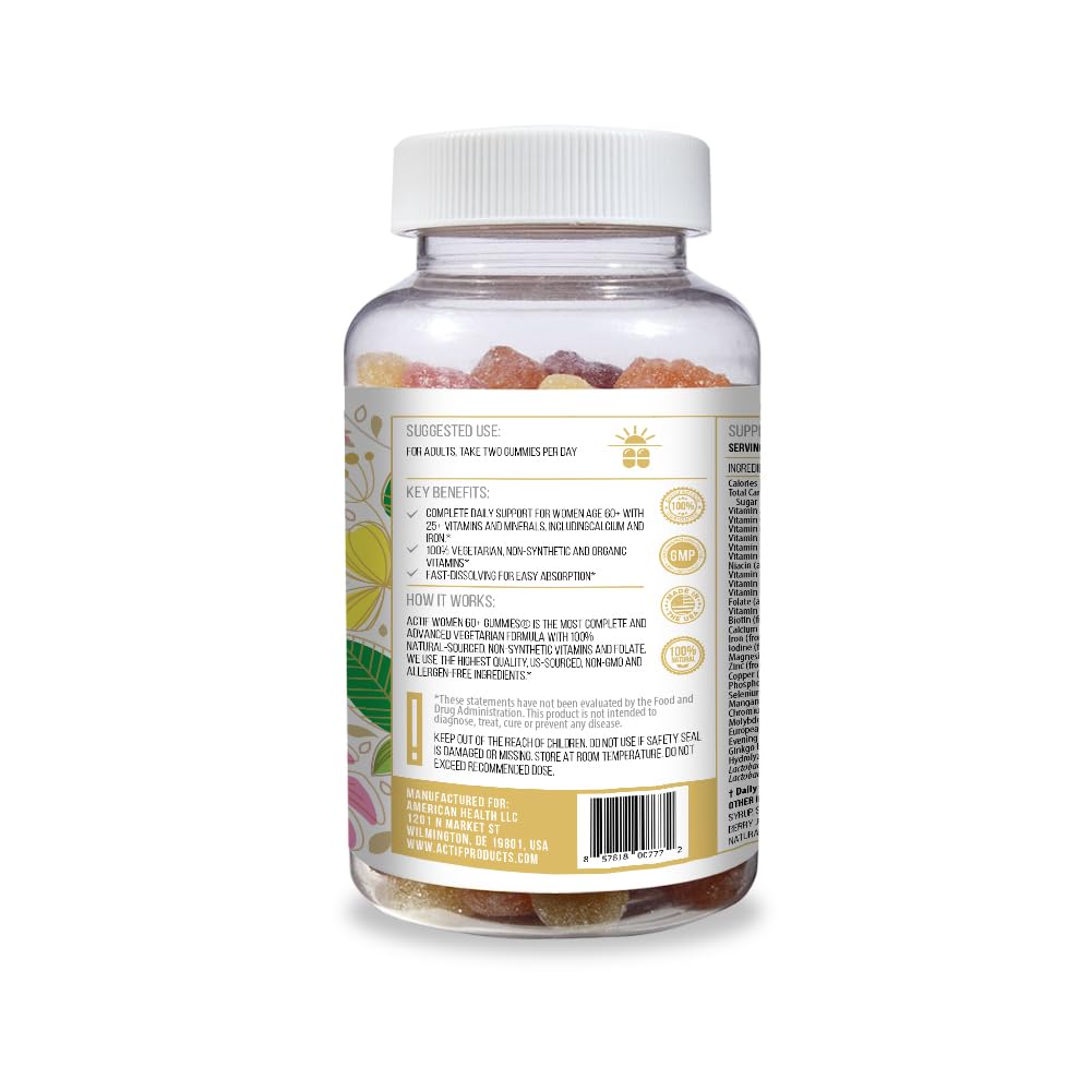 ACTIF label close-up featuring 25+ factors and probiotics for digestive balance.