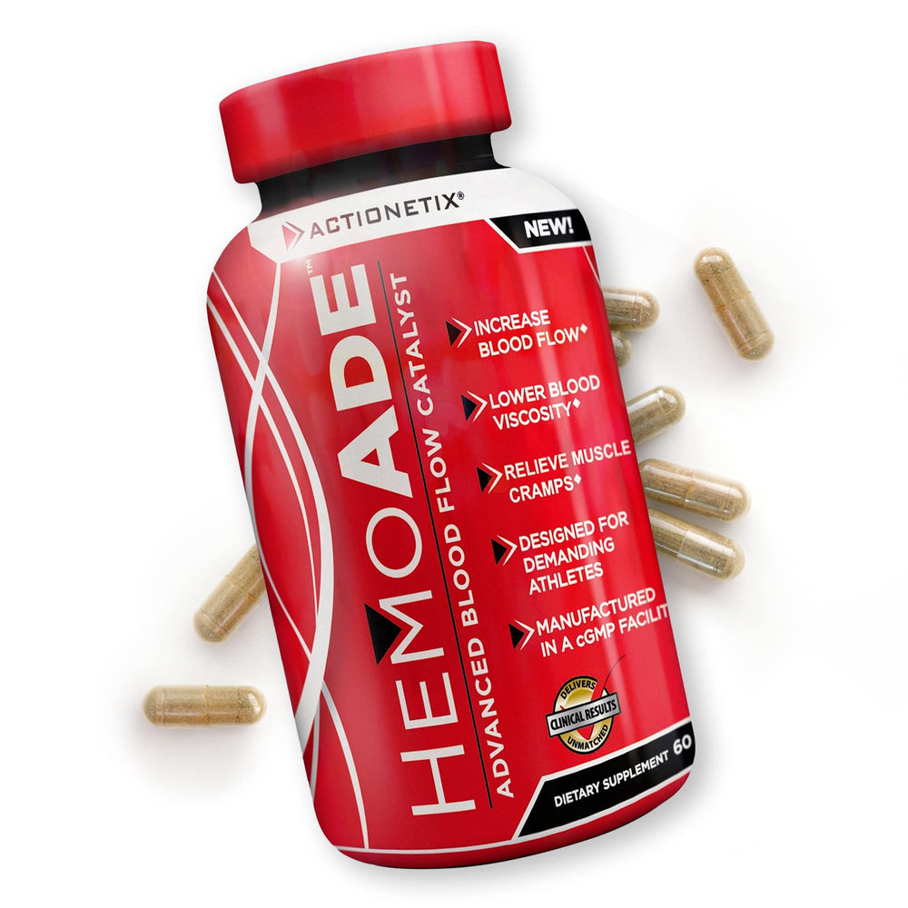 Actionetix HemoAde bottle pour shows easy dosing for endurance.
