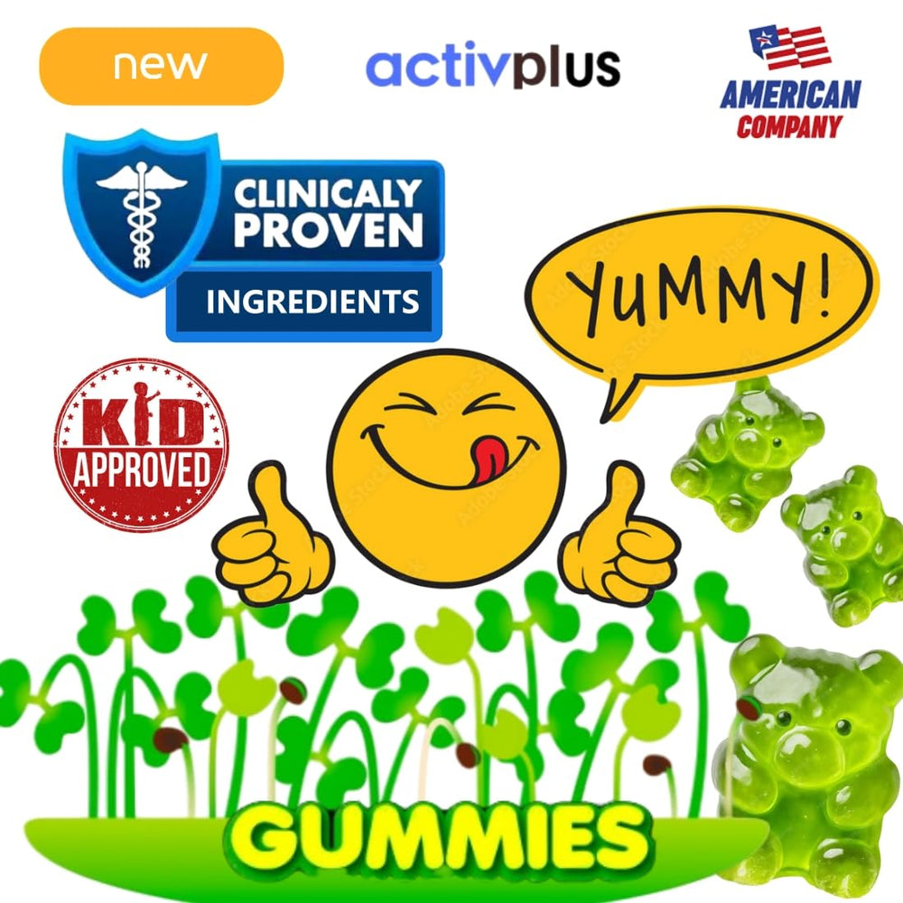 ACTIV PLUS 20-to-1 concentrated sulforaphane visual emphasizing potency for daily routine