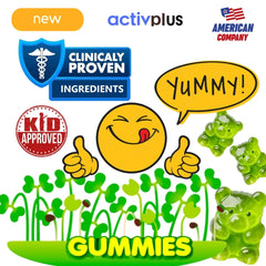 ACTIV PLUS 20-to-1 concentrated sulforaphane visual emphasizing potency for daily routine