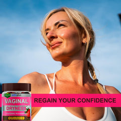 ACTIV PLUS vaginal dryness moisturizer USA manufacturing badge signals strict quality controls