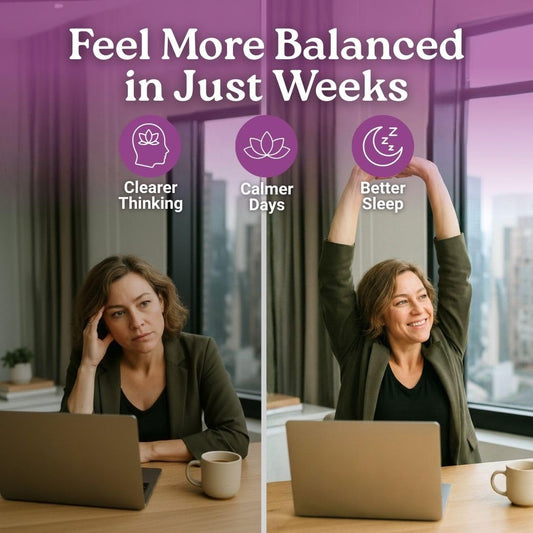 Activa Labs+ Hormone Balance capsules close-up for mood support and focus