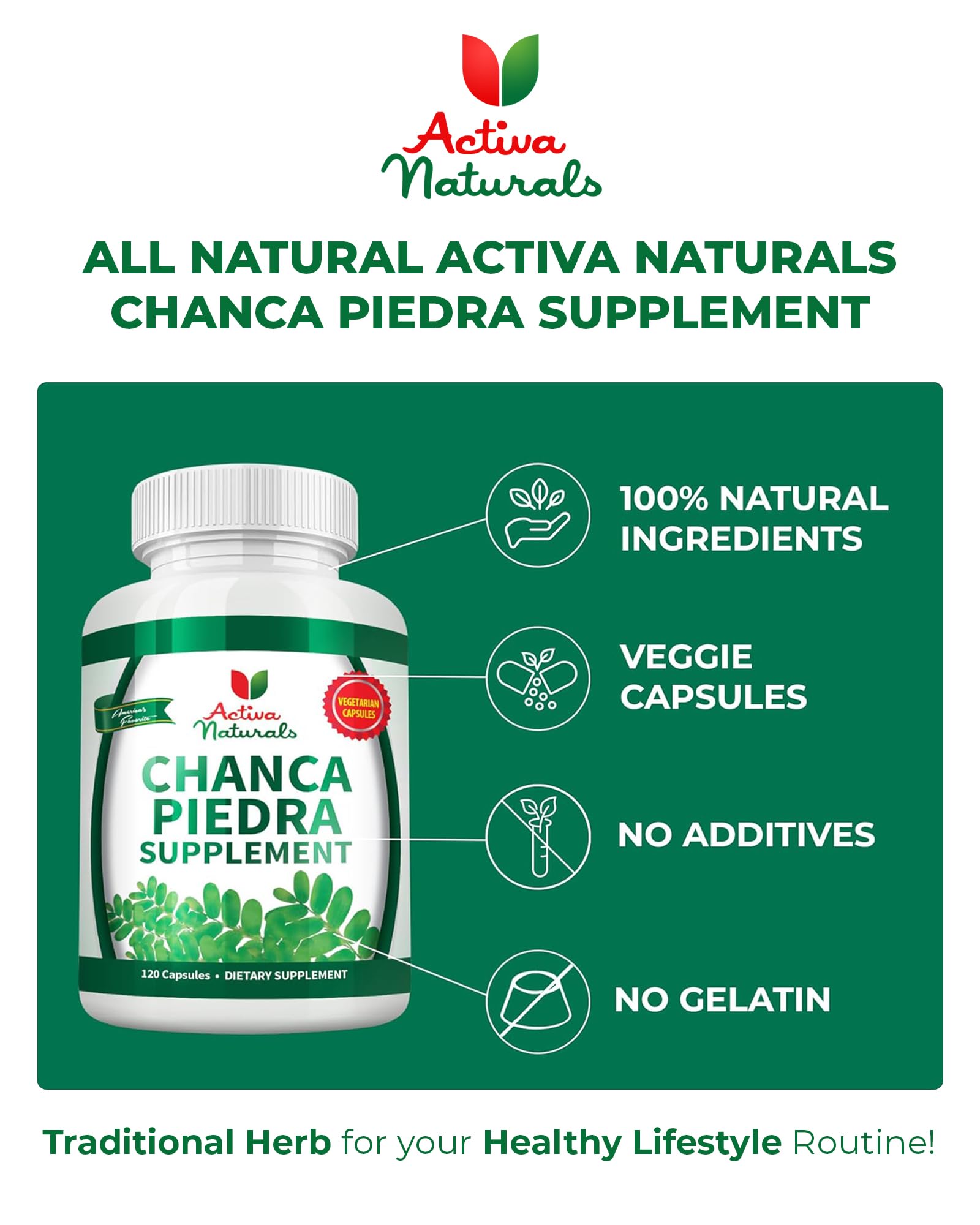 Activa Naturals product on a clean surface indicating urinary tract wellness