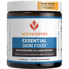 ActivatedYou Essential Skin Food bottle for daily skin-nourishing routine.