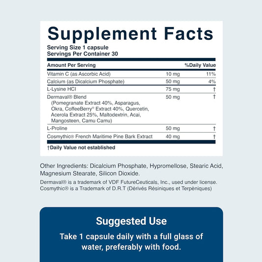 ActivatedYou Essential Skin Food bottle side label highlights key ingredients for skin support.